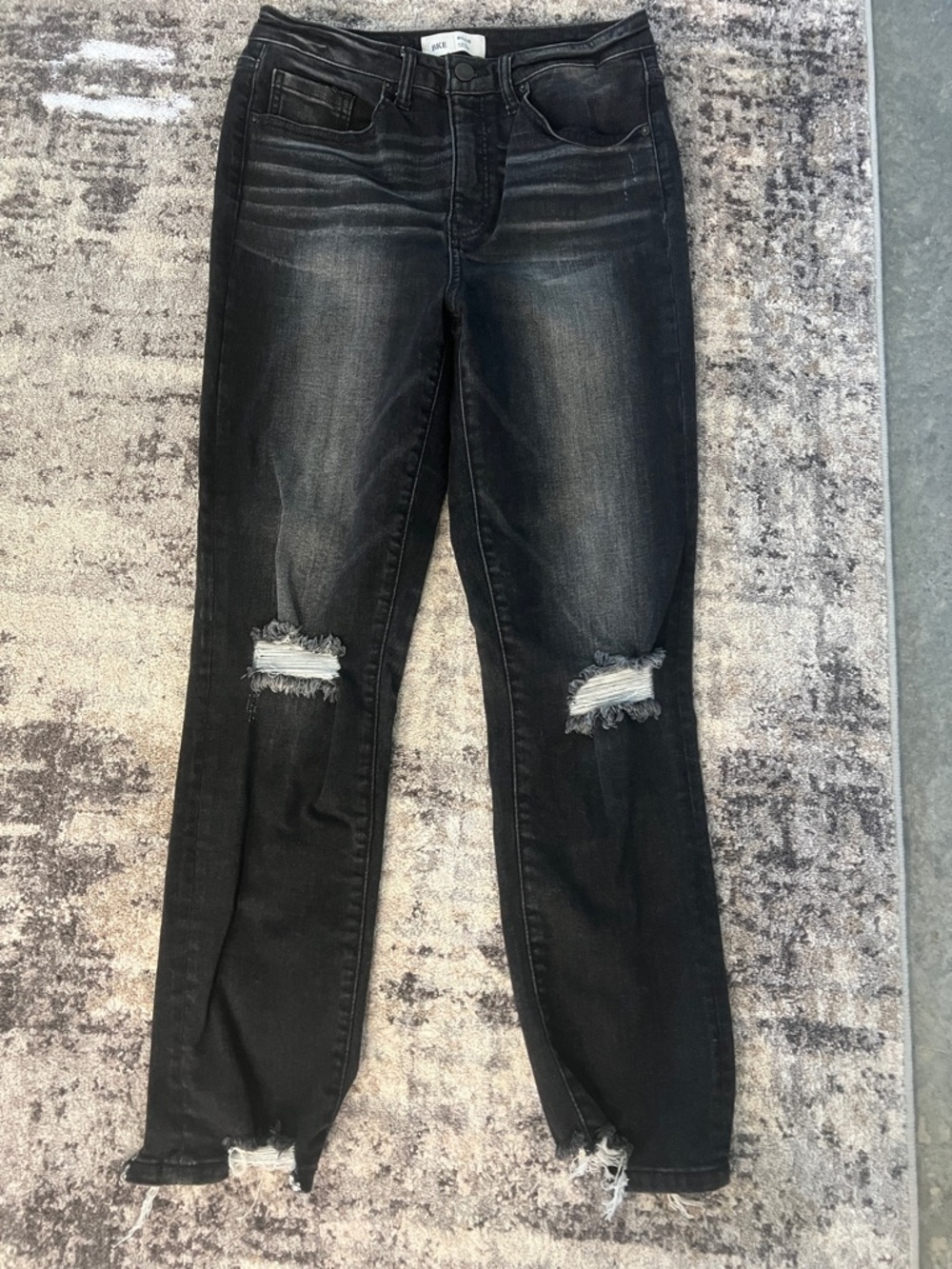 BKE Billie Black Distressed Jeans